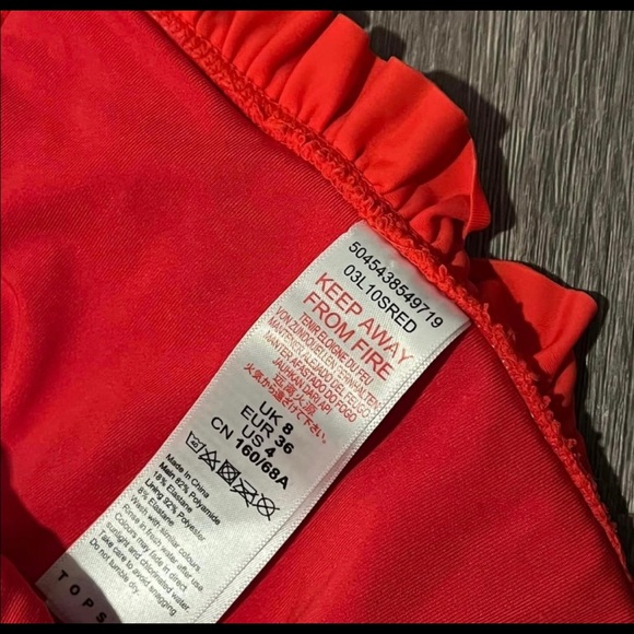 Topshop red bikini set - Picture 7 of 7